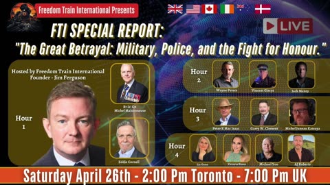 A Failure Of Leadership" - Lt-General Michel Maisonneuve Speaks Out | Freedom Train International