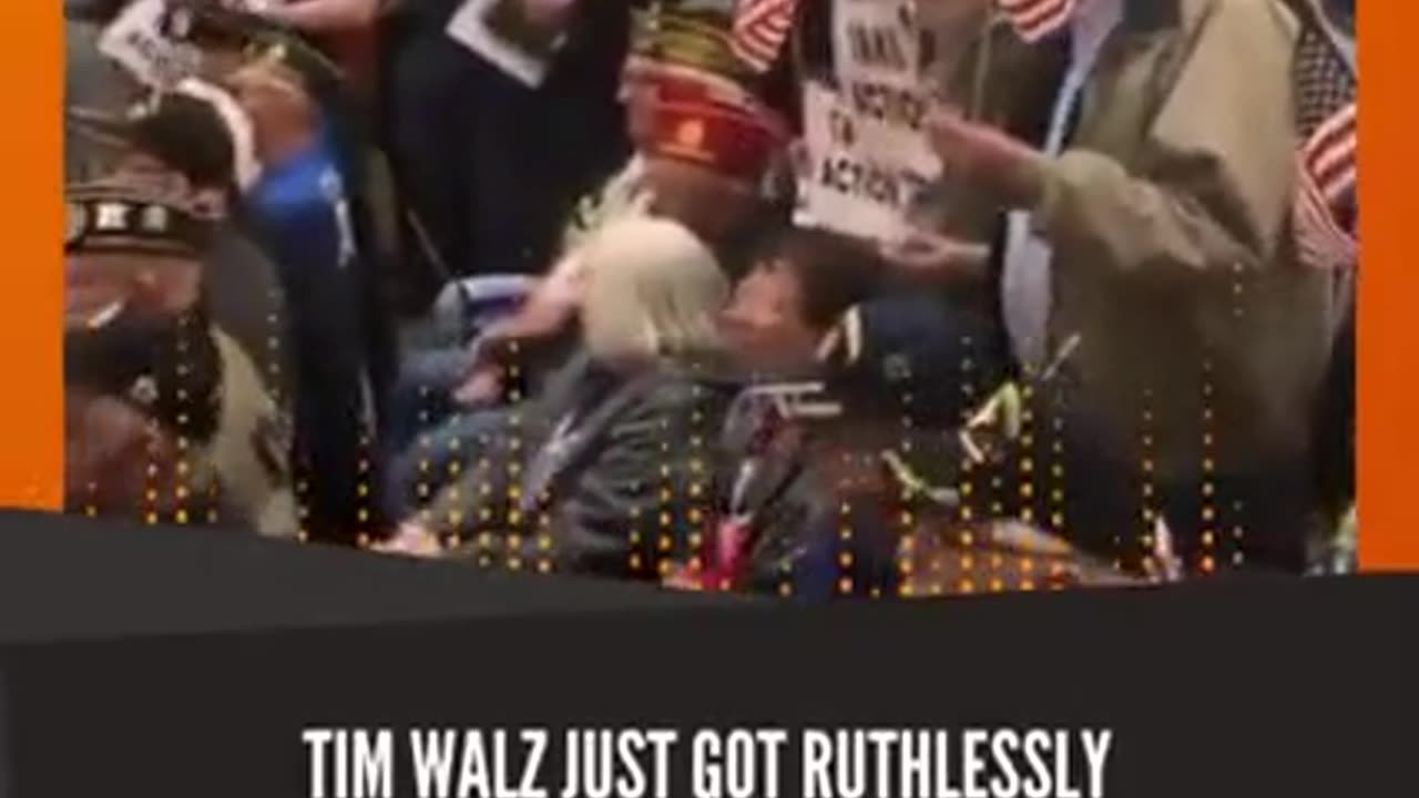 TAMPON TIM WALZ JUST GOT RUTHLESSLY HECKLED ☻ BY MILITARY VETERANS FOR HIS STOLEN VALOR❗