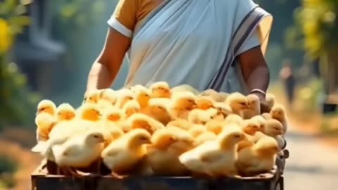 दादी और उसकी बड़ी मुर्गी! Grandma and her big hen shorts