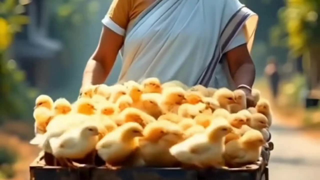 दादी और उसकी बड़ी मुर्गी! Grandma and her big hen shorts