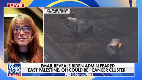 Biden administration feared 'cancer clusters' in East Palestine after derailment, email reveals