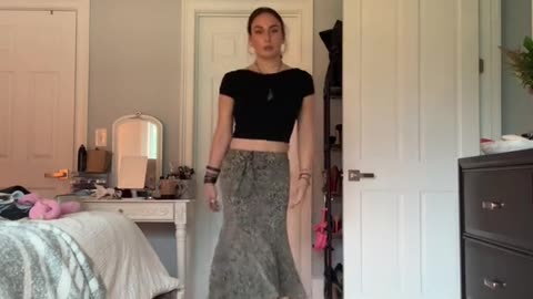 She is certain steps to you