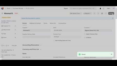 SigzenERP - Your Ultimate Guide to Mastering the Purchase Flow!