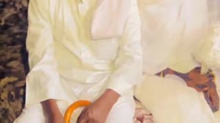 Poor woman, she looks very unhappy.