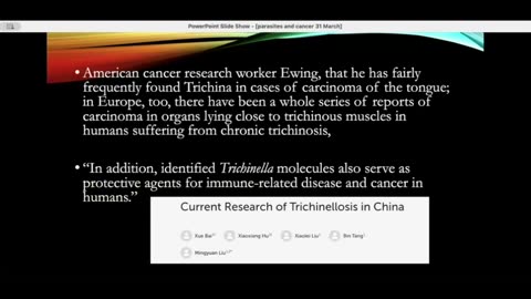 Col Lee Merritt: Cancer is Parasites, Vaccines a Biowarfare Program to Seed It--Treatment Protocols