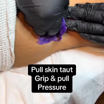 @danyale_renee Underarm Waxing Demo Using Sexy Smooth Purple Seduction Hard Wax | Pro Waxing Tips