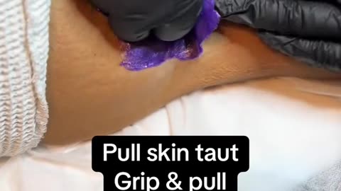 @danyale_renee Underarm Waxing Demo Using Sexy Smooth Purple Seduction Hard Wax | Pro Waxing Tips