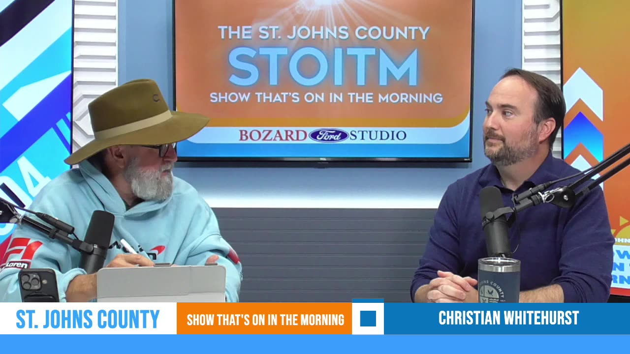 St. Johns County Commissioner Christian Whitehurst joins us to discuss St. Johns County Day