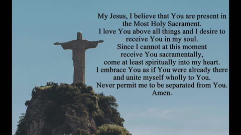 Act of Spiritual Communion