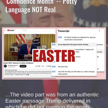Fact Check: AI Video Has Trump Cancel Pride Month, Replace It With 'Confidence Month' -- NOT Real