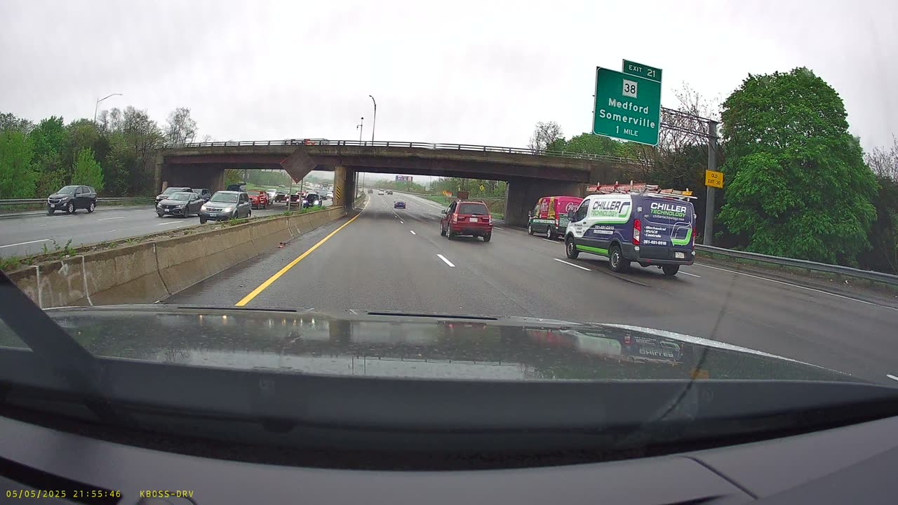 Engine Sounds and Merge onto 93S