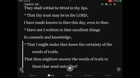 Proverbs complete Book Auto Read Scriptures