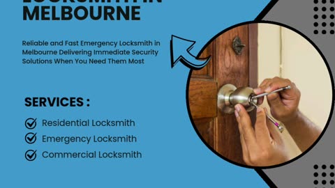 Reliable and Fast Emergency Locksmith in Melbourne Delivering Immediate Security Solutions