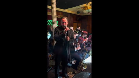 Frank Lamphere sings Sinatra with a Big Band @ The Green Mill Cocktail Lounge Chicago