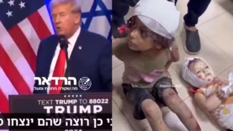 “Genocide Don" | Speaks to the ONLY people he represents- Trump: As your president, I will stand once again with Israel and protect jewish communities. | Only a small remnant of true Christians will be saved. Rest will fall under serpent’s lies.
