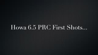 Howa Carbon 6.5 PRC First Shots