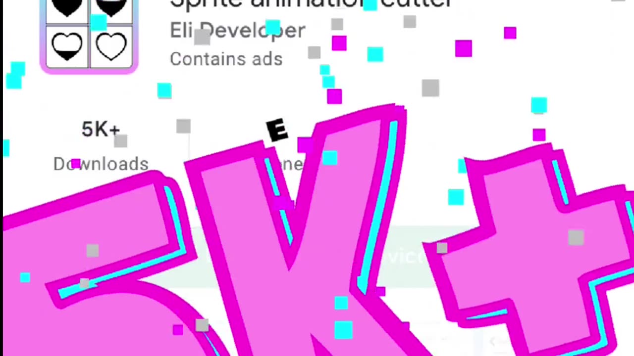 Sprite animation cutter has just reached over 5,000 downloads! 🎉 #spritesheet #libgdx