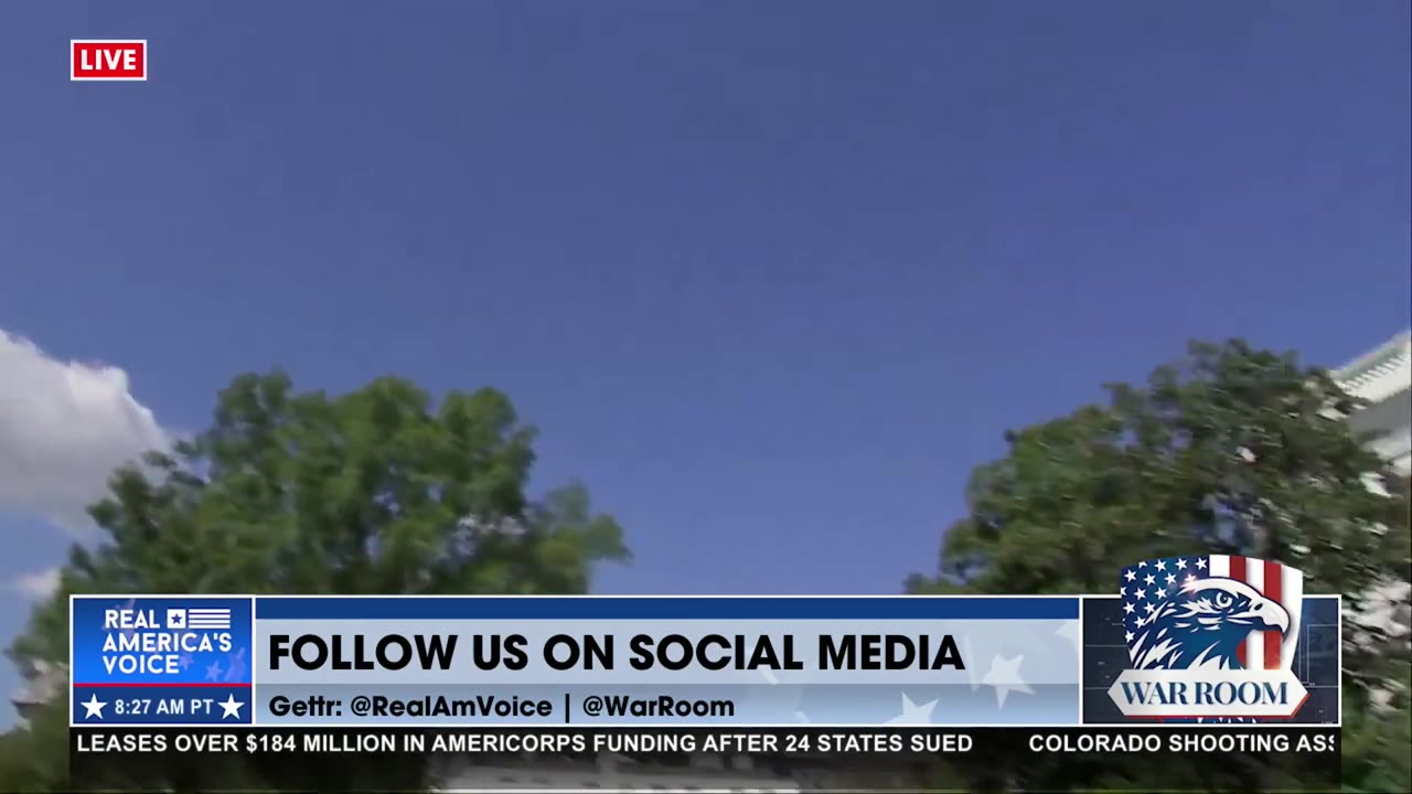 US FLYOVER AS POTUS WELCOMES POLAND'S PRESIDENT