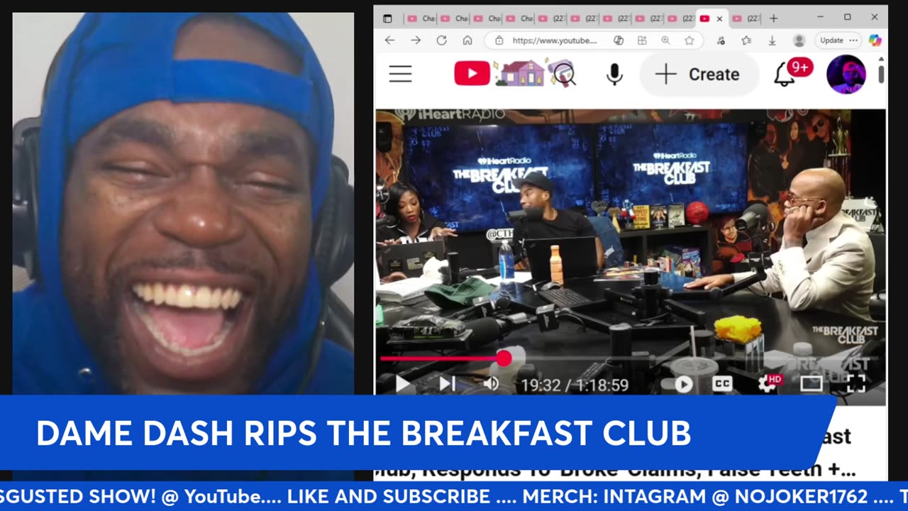 DAM DASH RIPS THE BREAKFAST CLUB ...AGIAN !!