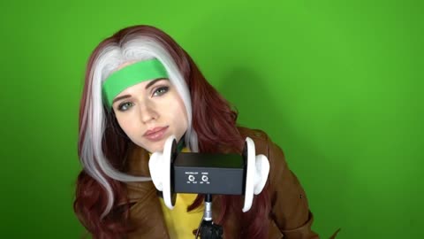 ASMR Rogue Cosplay Roleplay (with white noise) - Amouranth ASMR