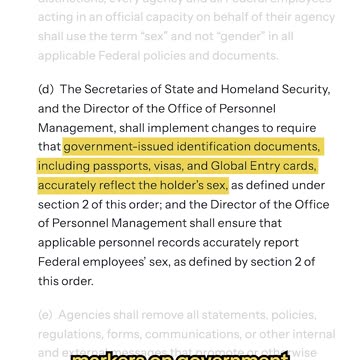 How Trump order on gender is changing passport rules