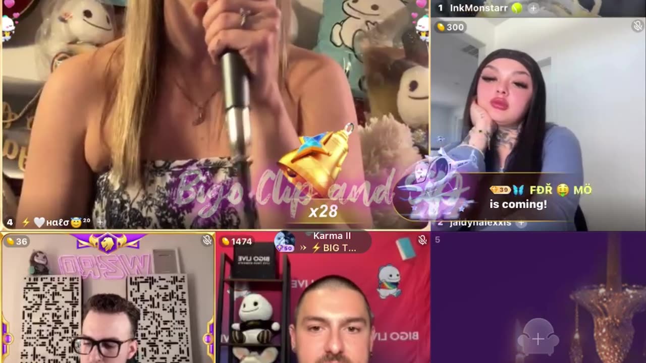 Halo preforms for the celebrity judges on Harmony Showdown 3/20/25 #bigoclipandsip