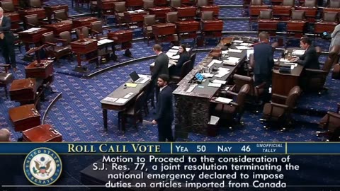 BREAKING: 4 đảng viên Cộng hòa RINO đã bỏ phiếu ngăn chặn thuế quan của Trump: