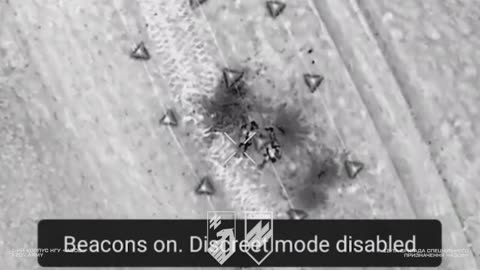 Wild Drone Strikes on Russian Infantry Overnight Near Toretsk