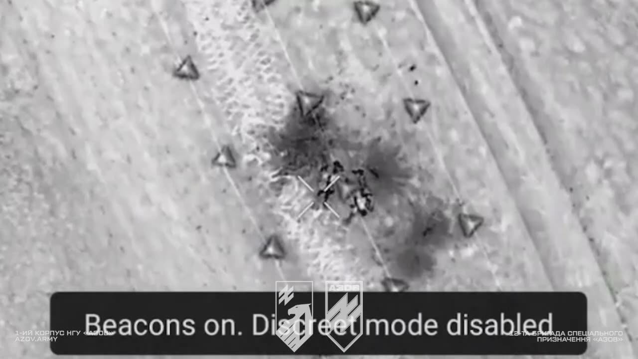 Wild Drone Strikes on Russian Infantry Overnight Near Toretsk
