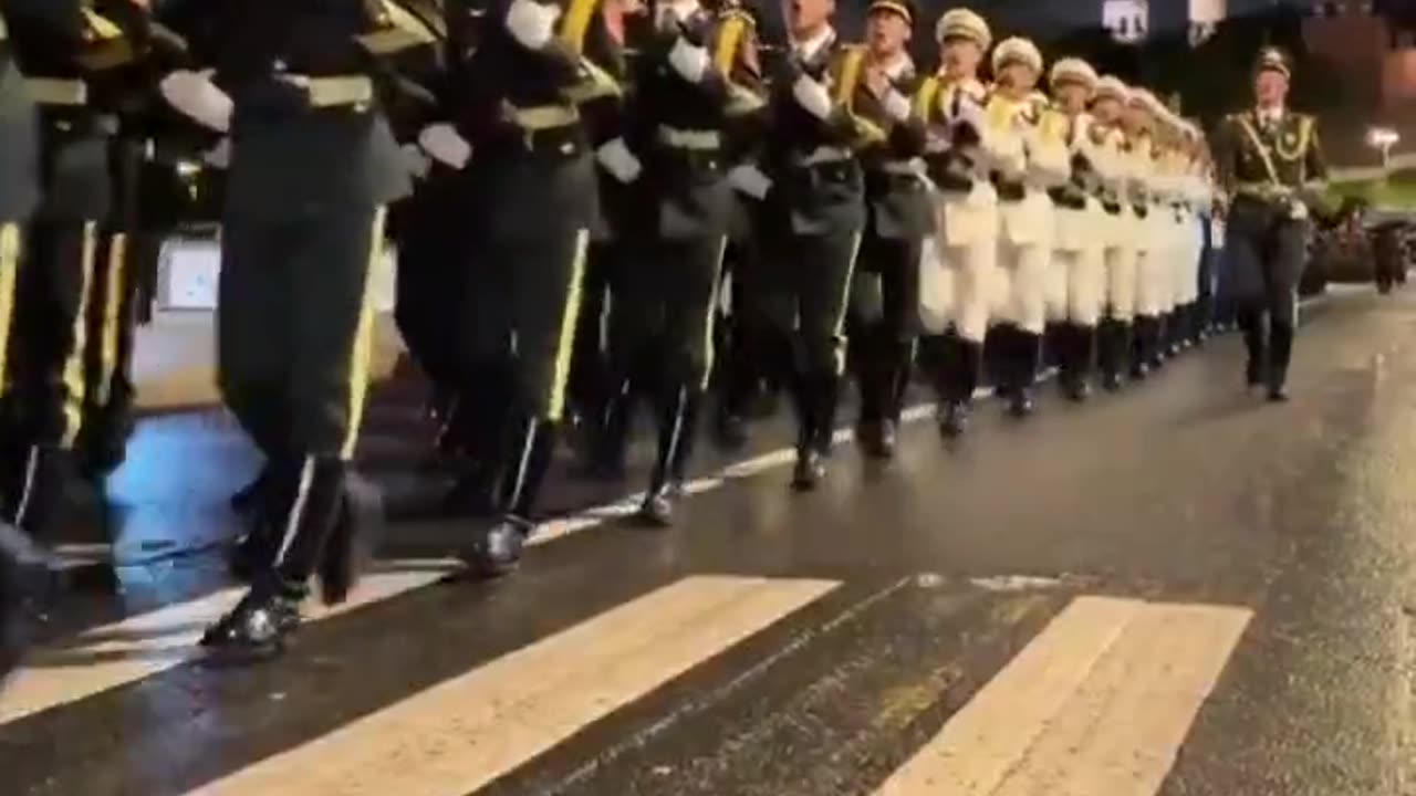The Chinese Military is Rehearsing Marching on Moscow's Red Square in Anticipation of May 9th