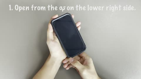 Military-grade mobile phone case installation demonstration.