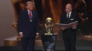 President Trump receives the inaugural FIFA World Peace Prize