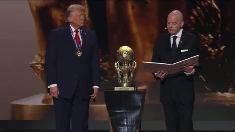 President Trump receives the inaugural FIFA World Peace Prize