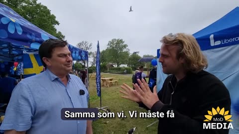 MoD i Almedalen - Intervju med SD om Nato och DCA-avtalet