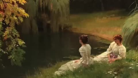 Elegant Ladies at Rest