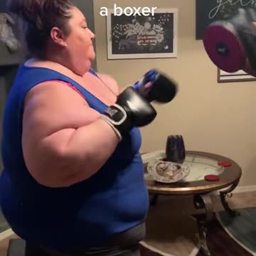 Her consistency for weight loss is admirable