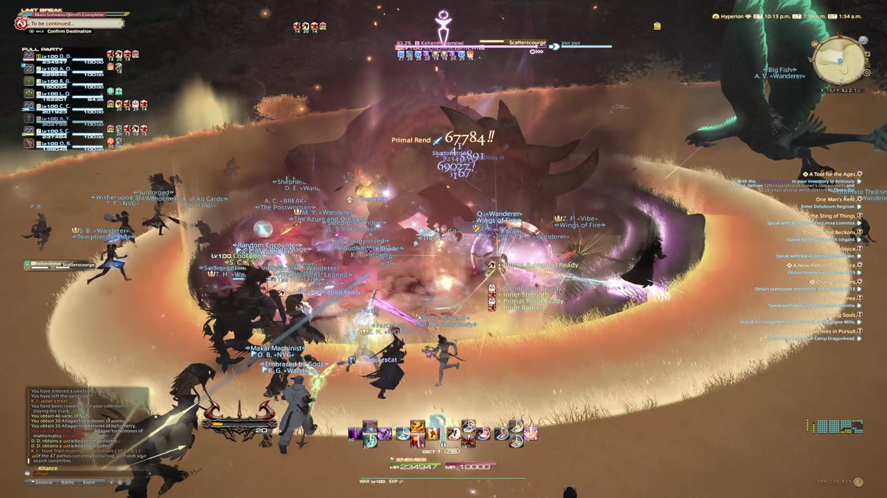 Final Fantasy 14 Dawntrail Hunt Train