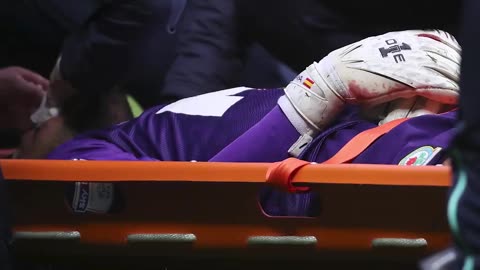 Why does Arsenal's goalkeeper look different than in 2018? A terrible nose injury is to blame
