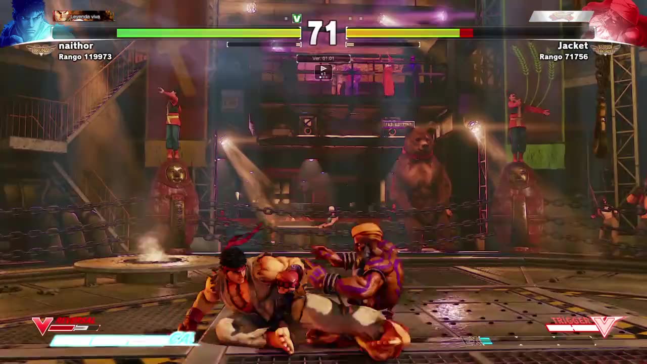 Streetfighter 5 dhalsim vs ryu