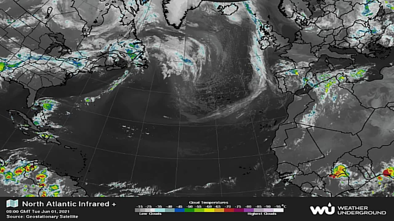 Miran Rubin - WU / Weather Underground / North Atlantic / Infrared - 01.06.2021.