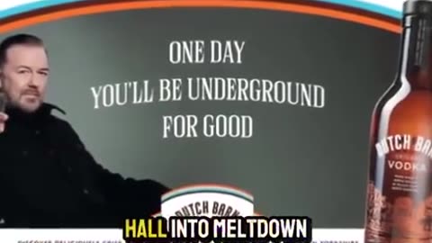 I cartelloni pubblicitari di Ricky Gervais hanno mandato in tilt il municipio.