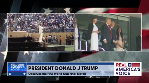 TRUMP AT FIFA MATCH