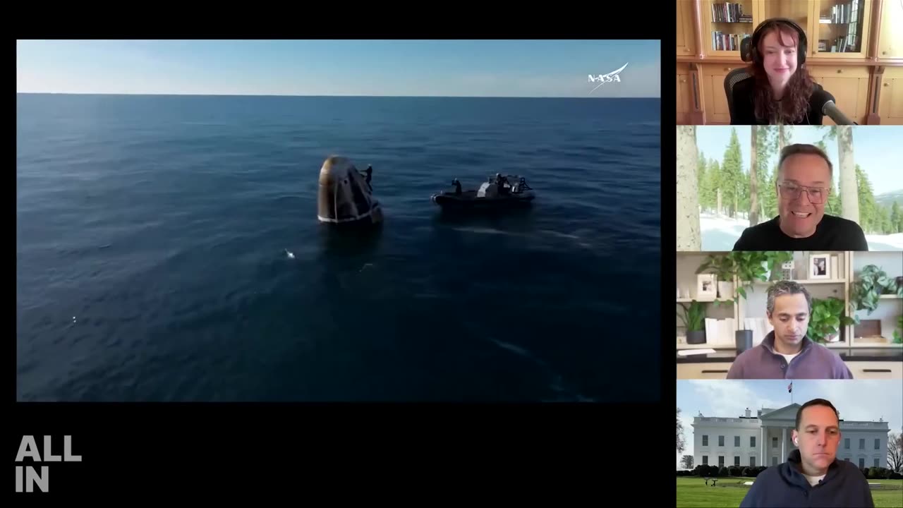 Dolphins Greet Astronauts Home #spacex #allin #podcast #trndgtr