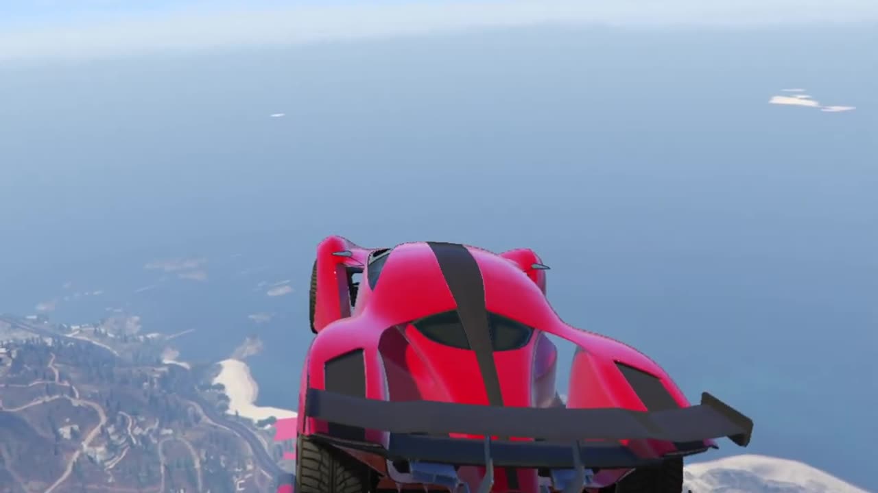 GtA V GAMEPLAY Jump stunts..