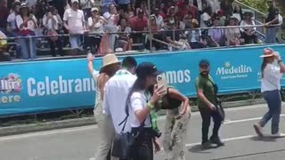 Amparo Grisales sufrió estruendosa caída en Feria de las Flores