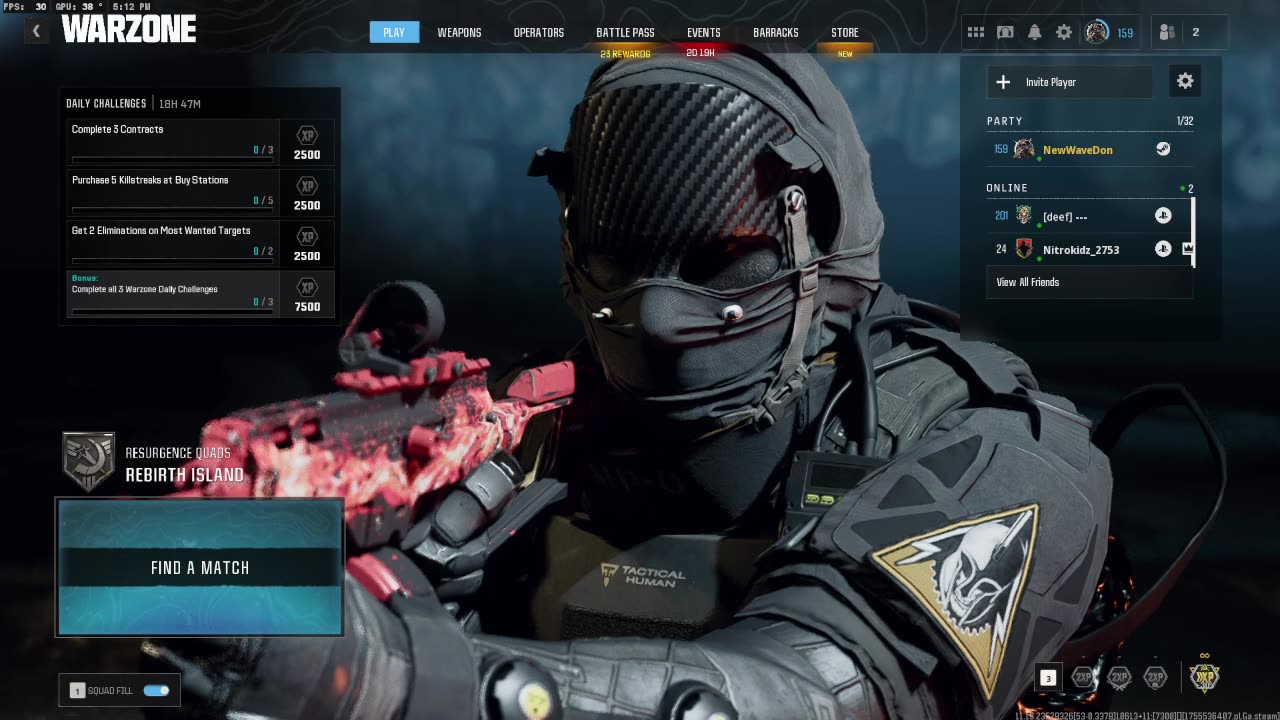 @NewWaveDon Going For 20 Kills In Warzone!!!!!!!!