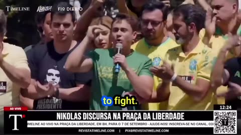 IN BRAZIL THE SPEECH OF DEPUTY NIKOLAS SEPTEMBER 7