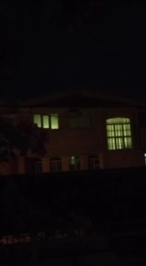 The air defense system in Tabriz Iran are busy.