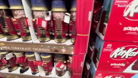 Christmas Chocolate in Costco