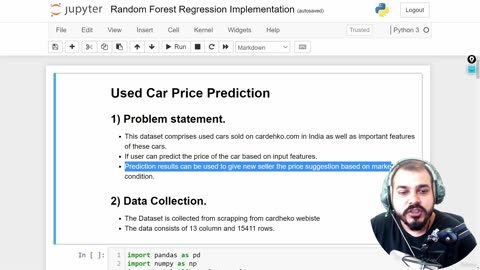 32.7 Random Forest Regression Project-Problem Statement Krish Naik ML